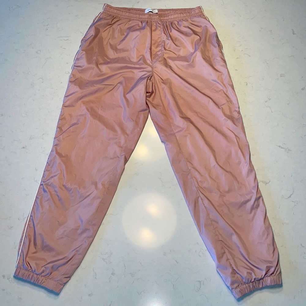 Urban outfitters vintage pink rose lined joggers (women’s large)
